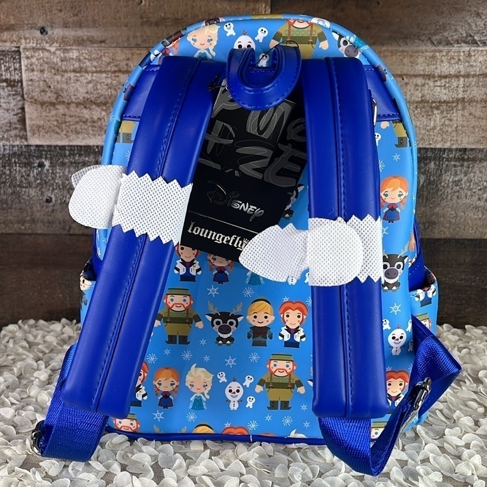 NWT! Disney Loungefly Frozen Chibi Mini Backpack - Picture 5 of 7